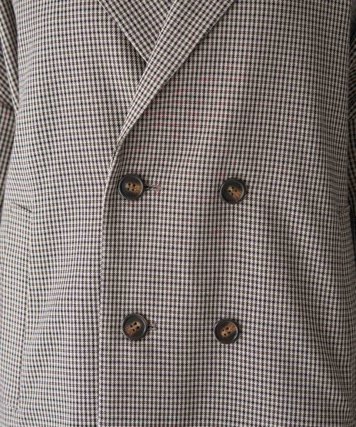 ROPE' PICNIC(ロペピクニック)の「【WEB限定】ガンクラブチェックオーバージャケット(テーラードジャケット・レディース・ダークブラウン・38)」の10枚目の写真