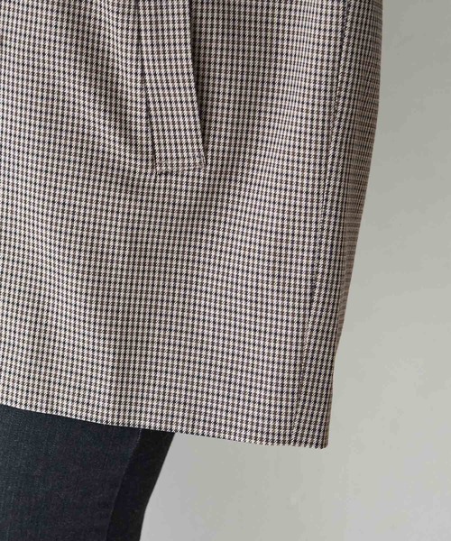 ROPE' PICNIC(ロペピクニック)の「【WEB限定】ガンクラブチェックオーバージャケット(テーラードジャケット・レディース・ダークブラウン・38)」の9枚目の写真