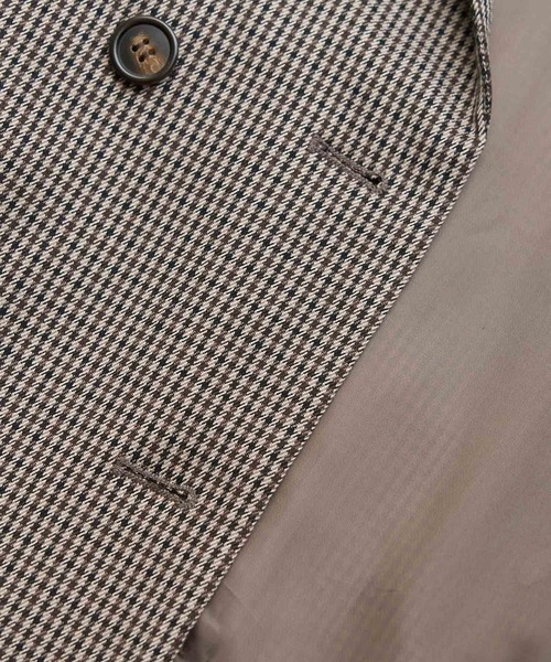 ROPE' PICNIC(ロペピクニック)の「【WEB限定】ガンクラブチェックオーバージャケット(テーラードジャケット・レディース・ダークブラウン・38)」の6枚目の写真