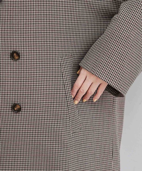 ROPE' PICNIC(ロペピクニック)の「【WEB限定】ガンクラブチェックオーバージャケット(テーラードジャケット・レディース・ダークブラウン・38)」の20枚目の写真