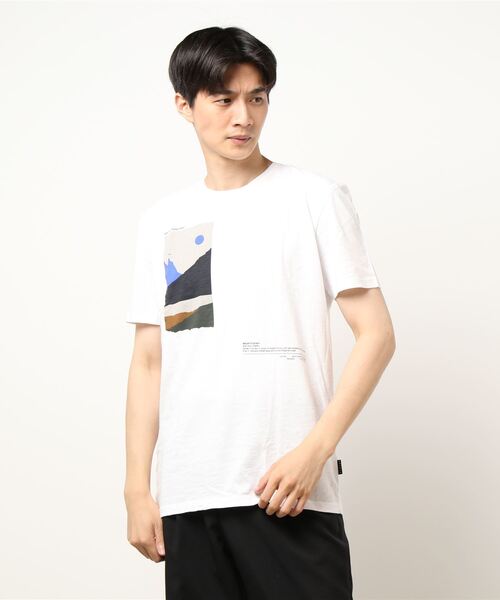 SISLEY(シスレー)の「型押し半袖Tシャツ・カットソー(Tシャツ/カットソー・メンズ・ホワイト/ホワイト系その他/ネイビー・SMALL/MEDIUM/LARGE/X-LARGE)」の14枚目の写真