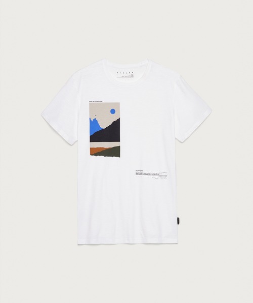 SISLEY(シスレー)の「型押し半袖Tシャツ・カットソー(Tシャツ/カットソー・メンズ・ホワイト/ホワイト系その他/ネイビー・SMALL/MEDIUM/LARGE/X-LARGE)」の8枚目の写真