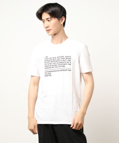 SISLEY(シスレー)の「型押し半袖Tシャツ・カットソー(Tシャツ/カットソー・メンズ・ホワイト/ホワイト系その他/ネイビー・SMALL/MEDIUM/LARGE/X-LARGE)」の15枚目の写真