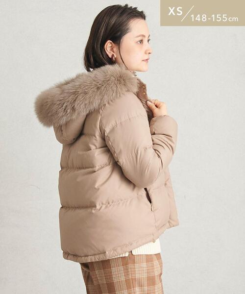 green label relaxing ダウンコート ベージュ系 0276725M0001 green label relaxing（グリーンレーベルリラクシング）｜ダウン