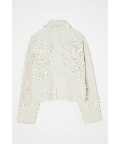 MOUSSY(マウジー)の「CORD EMBROIDERY ジャケット(その他アウター・レディース・アイボリー/ブラック・FREE)」の9枚目の写真
