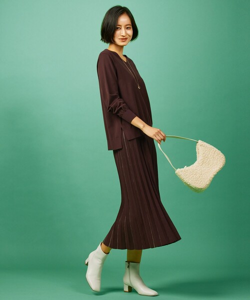 J.PRESS(ジェイプレス)の「【WEB限定カラーあり】ショートブーツ(ブーツ・レディース・アイボリー系/ダークブラウン系/ブラック系・24.5/23.5)」の17枚目の写真