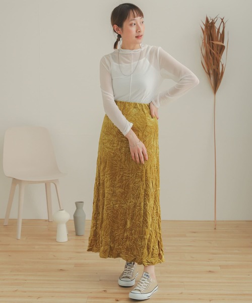 SENSE OF PLACE by URBAN RESEARCH（センスオブプレイスバイアーバンリサーチ）の「シアータートルアンサンブル（Tシャツ/カットソー・レディース・オフホワイト/ラベンダー・ONE）」の5枚目の写真