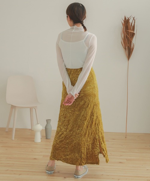 SENSE OF PLACE by URBAN RESEARCH（センスオブプレイスバイアーバンリサーチ）の「シアータートルアンサンブル（Tシャツ/カットソー・レディース・オフホワイト/ラベンダー・ONE）」の6枚目の写真