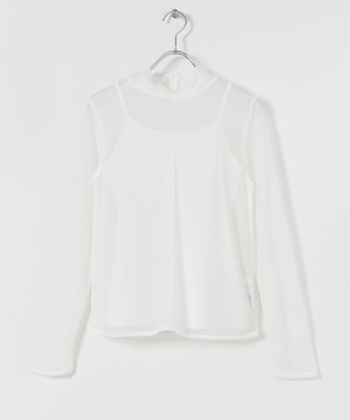 SENSE OF PLACE by URBAN RESEARCH（センスオブプレイスバイアーバンリサーチ）の「シアータートルアンサンブル（Tシャツ/カットソー・レディース・オフホワイト/ラベンダー・ONE）」の15枚目の写真