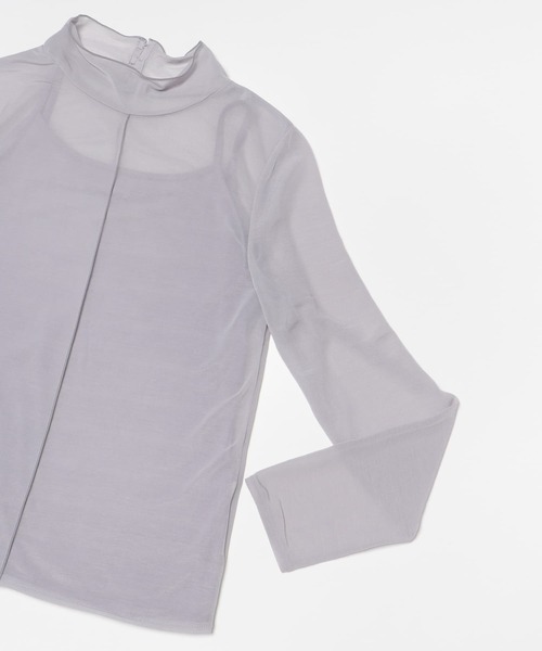 SENSE OF PLACE by URBAN RESEARCH（センスオブプレイスバイアーバンリサーチ）の「シアータートルアンサンブル（Tシャツ/カットソー・レディース・オフホワイト/ラベンダー・ONE）」の18枚目の写真