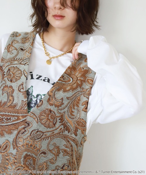 SLOBE citron.（スローブシトロン）の「SLOBE citron. The Wizard of OZ TEE【手洗い可能】◆（Tシャツ/カットソー・レディース・ホワイト・FREE）」の2枚目の写真