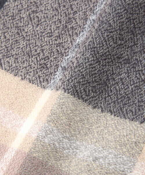 JILL by JILL STUART（ジルバイジルスチュアート）の「チェックストール（ストール/ショール・レディース・ホワイト/ベージュ/レッド系その他/スモークピンク/ブラック系その他5/グレー系その他3・FREE）」の16枚目の写真