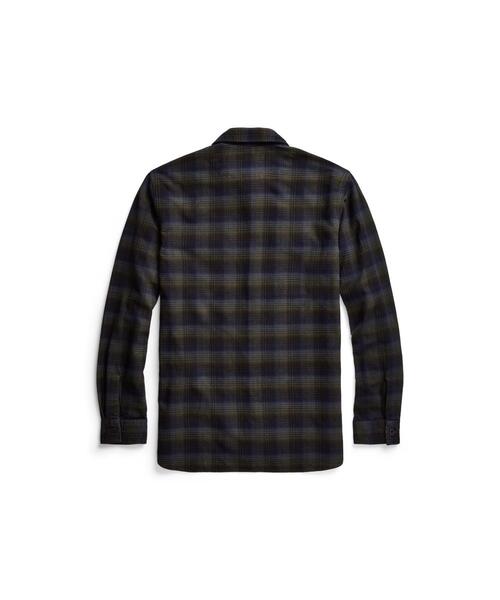 RRL（ダブル アール エル）の「プラッド ブラッシュド ワークシャツ