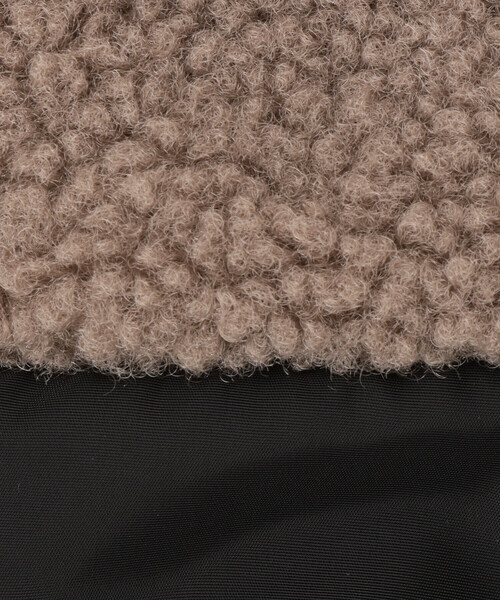 COMME CA ISM（コムサイズム）の「リバーシブル　中わた　ボアベスト(80・90サイズ)（ダウンベスト・キッズ・ベージュ/キャメル・80ｃｍ/90cm）」の9枚目の写真