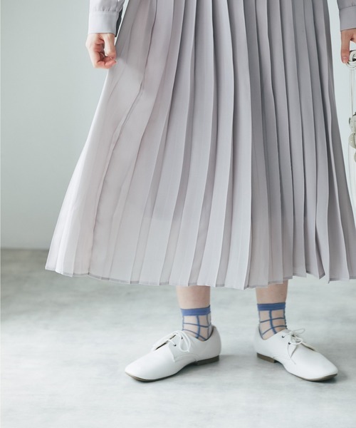 deux amour（ドゥーザムール）の「プリーツ長袖ワンピース（ワンピース・レディース・ブラック/グレー/レッド・MEDIUM）」の19枚目の写真