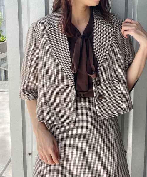 セール Ladyハーフスリーブジャケット シャツ ブラウス Majestic Legon マジェスティックレゴン のファッション通販 Zozotown