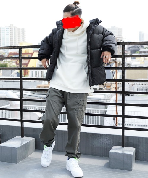 ８(eight)（エイト）の「中綿スタンドブルゾン（ダウンジャケット/コート・メンズ・ブラック/グレー/オフホワイト/ブルー・MEDIUM/LARGE/X-LARGE）」の19枚目の写真