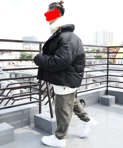 ８(eight)（エイト）の「中綿スタンドブルゾン（ダウンジャケット/コート・メンズ・ブラック/グレー/オフホワイト/ブルー・MEDIUM/LARGE/X-LARGE）」の13枚目の写真