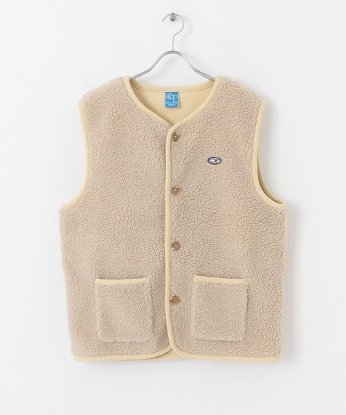 Ocean Pacific（オーシャンパシフィック）の「『別注』Ocean Pacific×Sonny Label　ボアベスト（その他アウター・メンズ・チャコールグレー/ベージュ・MEDIUM/LARGE）」の18枚目の写真