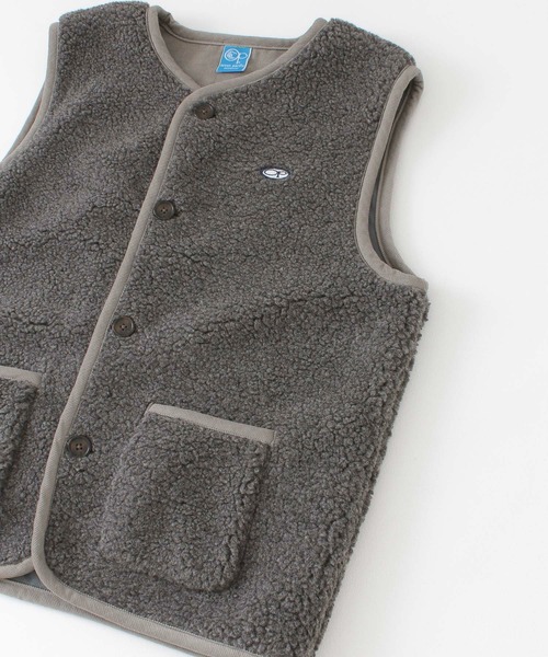 Ocean Pacific（オーシャンパシフィック）の「『別注』Ocean Pacific×Sonny Label　ボアベスト（その他アウター・メンズ・チャコールグレー/ベージュ・MEDIUM/LARGE）」の20枚目の写真