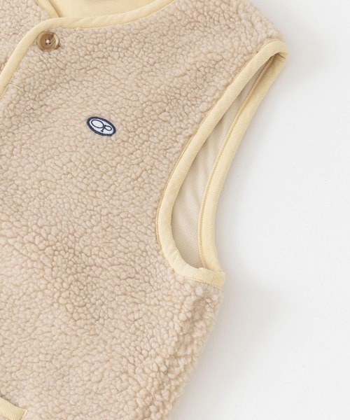 Ocean Pacific（オーシャンパシフィック）の「『別注』Ocean Pacific×Sonny Label　ボアベスト（その他アウター・メンズ・チャコールグレー/ベージュ・MEDIUM/LARGE）」の14枚目の写真