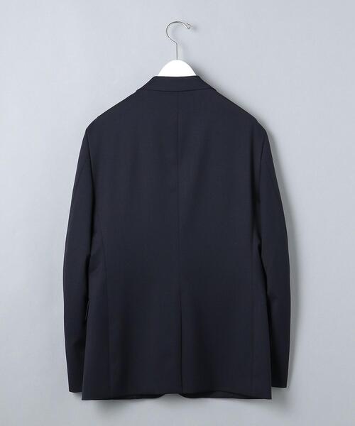 WORK TRIP OUTFITS GREEN LABEL RELAXING(ワークトリップアウトフィッツグリーンレーベル リラクシング)の「WTO TWPU サージ無地 スリム スーツジャケット -ウォッシャブル・防シワ・ストレッチ- **(スーツジャケット・メンズ・ダークグレー/ネイビー/ブラック・S/44/L/48/XL/50/XS/42/XXS/40/M/46)」の19枚目の写真