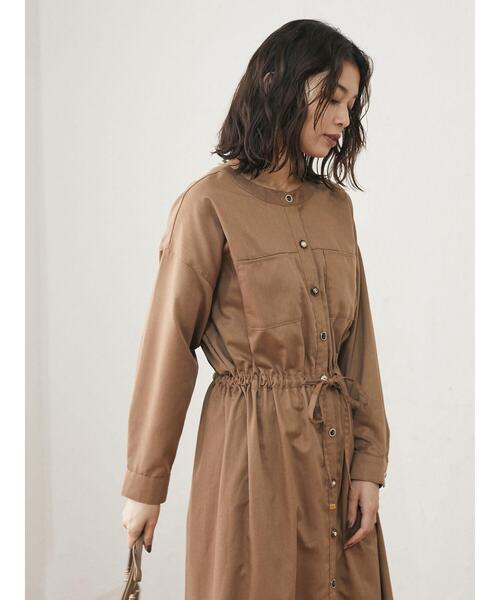 Green Parks(グリーンパークス)の「・ELENCARE DUE イロイロボタンワンピース*(ワンピース・レディース・ブラック/ネイビー/ブラウン/ピンク・FREE)」の21枚目の写真