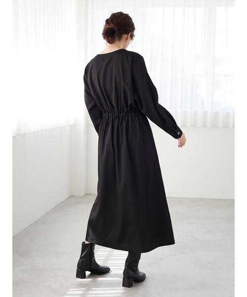 Green Parks(グリーンパークス)の「・ELENCARE DUE イロイロボタンワンピース*(ワンピース・レディース・ブラック/ネイビー/ブラウン/ピンク・FREE)」の19枚目の写真