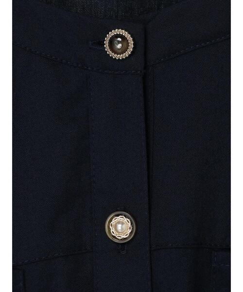 Green Parks(グリーンパークス)の「・ELENCARE DUE イロイロボタンワンピース*(ワンピース・レディース・ブラック/ネイビー/ブラウン/ピンク・FREE)」の10枚目の写真