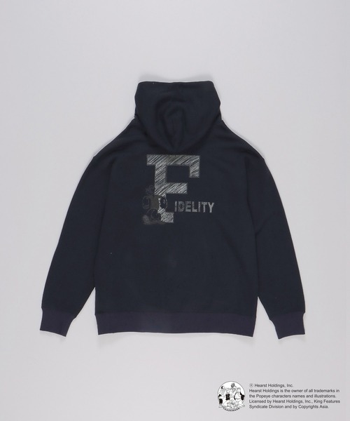FIDELITY(フィデリティ)の「POPEYE HOODIE / ポパイフーディー / パーカー(パーカー・メンズ・キナリ/グレー/ネイビー・MEDIUM/LARGE)」の14枚目の写真