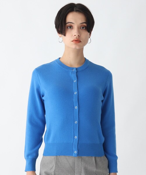 AG by aquagirl（エージーバイアクアガール）の「◆リングドットボタンニットカーディガン【WEB限定サイズ】（カーディガン/ボレロ・レディース・ホワイト系/ブラック/レッド系1/ブルー・36/38/40）」の6枚目の写真