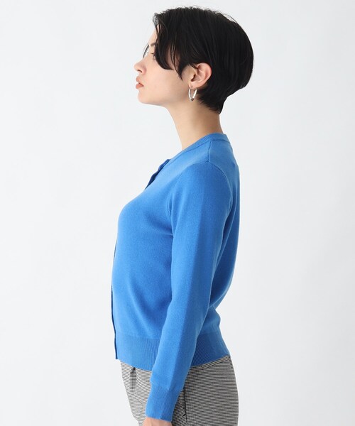 AG by aquagirl（エージーバイアクアガール）の「◆リングドットボタンニットカーディガン【WEB限定サイズ】（カーディガン/ボレロ・レディース・ホワイト系/ブラック/レッド系1/ブルー・36/38/40）」の7枚目の写真