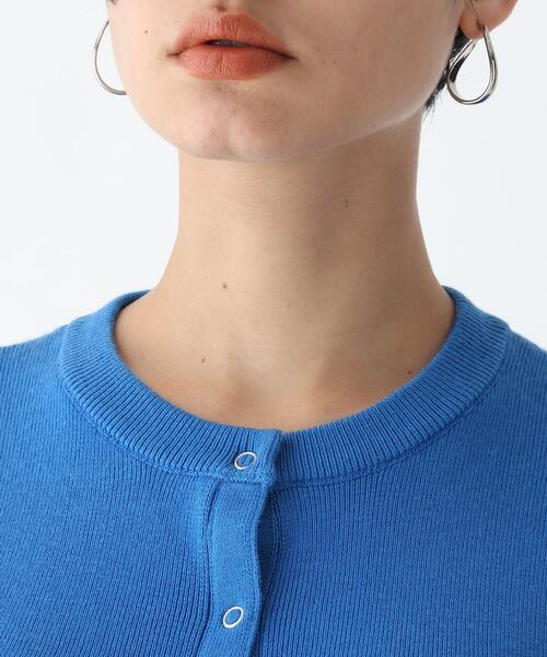 AG by aquagirl（エージーバイアクアガール）の「◆リングドットボタンニットカーディガン【WEB限定サイズ】（カーディガン/ボレロ・レディース・ホワイト系/ブラック/レッド系1/ブルー・36/38/40）」の15枚目の写真