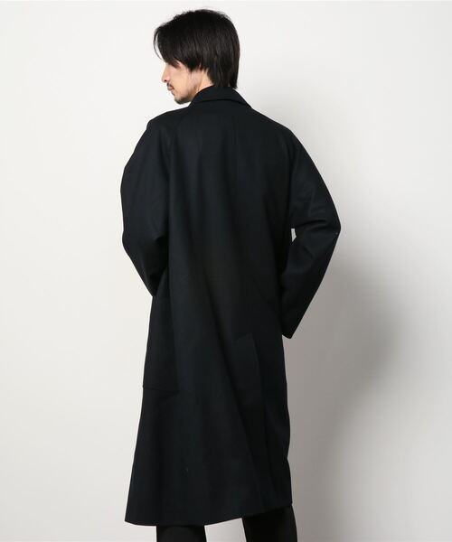 【ATON】Super 160s Double Saxony バルカマンコート SUPER 160S DOUBLE SAXONY | ダブルブレストコート - UNISEX