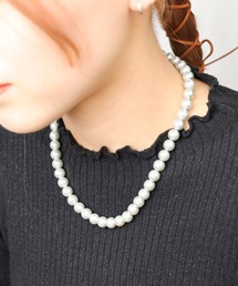 ARCHIVER（アーカイバ）の「【76】9ミリガラスパールネックレス（ネックレス）」