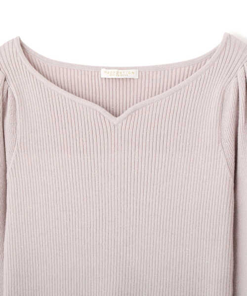 PROPORTION BODY DRESSING(プロポーションボディドレッシング)の「ハートカットアンジェリーナ / 1211270109(ニット/セーター・レディース・ホワイト/ブルー/グレー・SMALL/MEDIUM)」の9枚目の写真