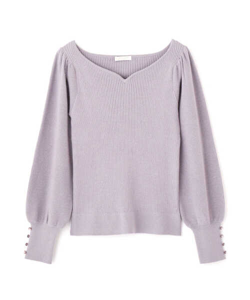 PROPORTION BODY DRESSING(プロポーションボディドレッシング)の「ハートカットアンジェリーナ / 1211270109(ニット/セーター・レディース・ホワイト/ブルー/グレー・SMALL/MEDIUM)」の17枚目の写真
