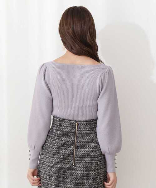PROPORTION BODY DRESSING(プロポーションボディドレッシング)の「ハートカットアンジェリーナ / 1211270109(ニット/セーター・レディース・ホワイト/ブルー/グレー・SMALL/MEDIUM)」の21枚目の写真