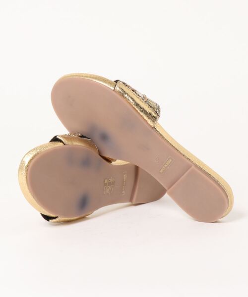 NE QUITTEZ PAS!（ヌキテパ）の「【ne Quittez pas】スリッパサンダル（サンダル・レディース・ゴールド・37）」の3枚目の写真