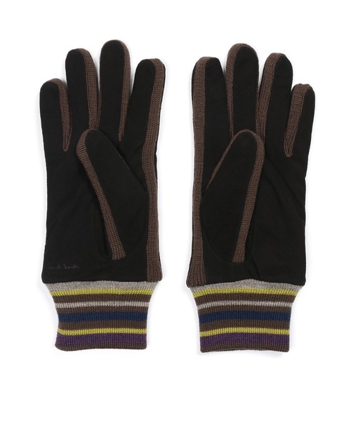 Paul Smith（ポールスミス）の「マルチリブ スウェードグローブ