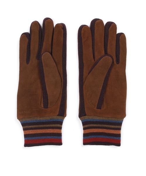 特別訳あり特価 マルチリブ スウェードグローブ 手袋 Paul Smith ポールスミス のファッション 販売 激安 オンライン Arenatheatre Net