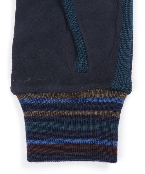 Paul Smith（ポールスミス）の「マルチリブ スウェードグローブ