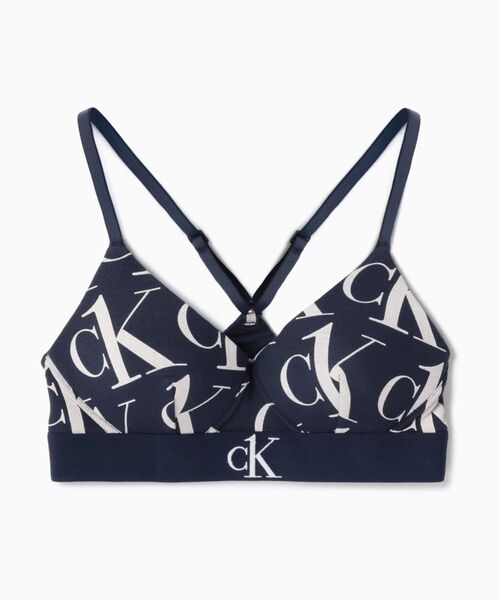 Calvin Klein Underwear(カルバンクラインアンダーウェア)の「CK ONE プラッシュ ライト ラインド ブラレット(ブラジャー・レディース・グレー/ブルー系その他・S/M/L)」の6枚目の写真