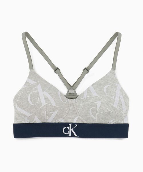 Calvin Klein Underwear(カルバンクラインアンダーウェア)の「CK ONE プラッシュ ライト ラインド ブラレット(ブラジャー・レディース・グレー/ブルー系その他・S/M/L)」の7枚目の写真