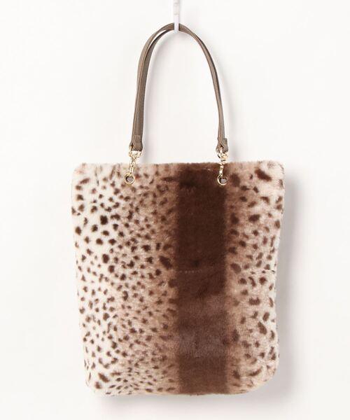 alcali(アルカリ)の「ラッセⅡ アクリルファートートバッグ【取り扱い店舗限定】(トートバッグ・レディース・ブラック/ブラウン/グレー/レオパード/グレイッシュベージュ・FREE)」の1枚目の写真