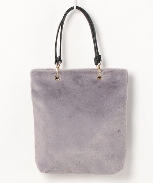 alcali(アルカリ)の「ラッセⅡ アクリルファートートバッグ【取り扱い店舗限定】(トートバッグ・レディース・ブラック/ブラウン/グレー/レオパード/グレイッシュベージュ・FREE)」の3枚目の写真