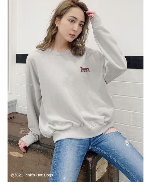 GYDA（ジェイダ）の「GYDA×PINKS USED プルオーバー（Tシャツ/カットソー・レディース・ライトグレー/ミント/マスタード・FREE）」の14枚目の写真