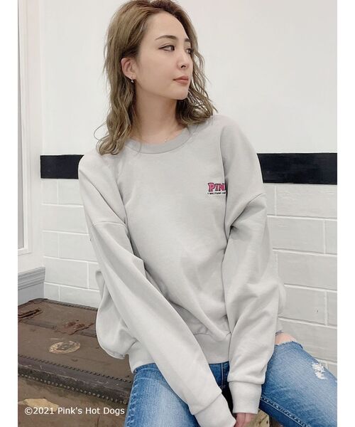 GYDA（ジェイダ）の「GYDA×PINKS USED プルオーバー（Tシャツ/カットソー・レディース・ライトグレー/ミント/マスタード・FREE）」の13枚目の写真