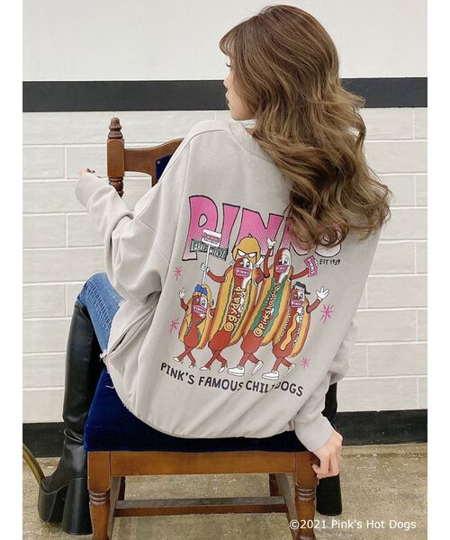 GYDA（ジェイダ）の「GYDA×PINKS USED プルオーバー（Tシャツ/カットソー・レディース・ライトグレー/ミント/マスタード・FREE）」の8枚目の写真