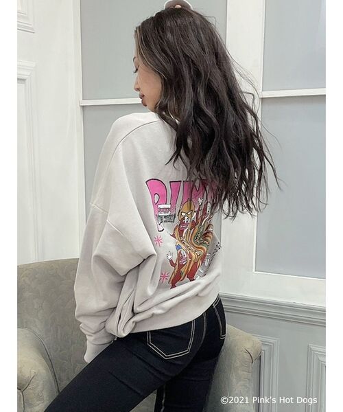 GYDA（ジェイダ）の「GYDA×PINKS USED プルオーバー（Tシャツ/カットソー・レディース・ライトグレー/ミント/マスタード・FREE）」の5枚目の写真